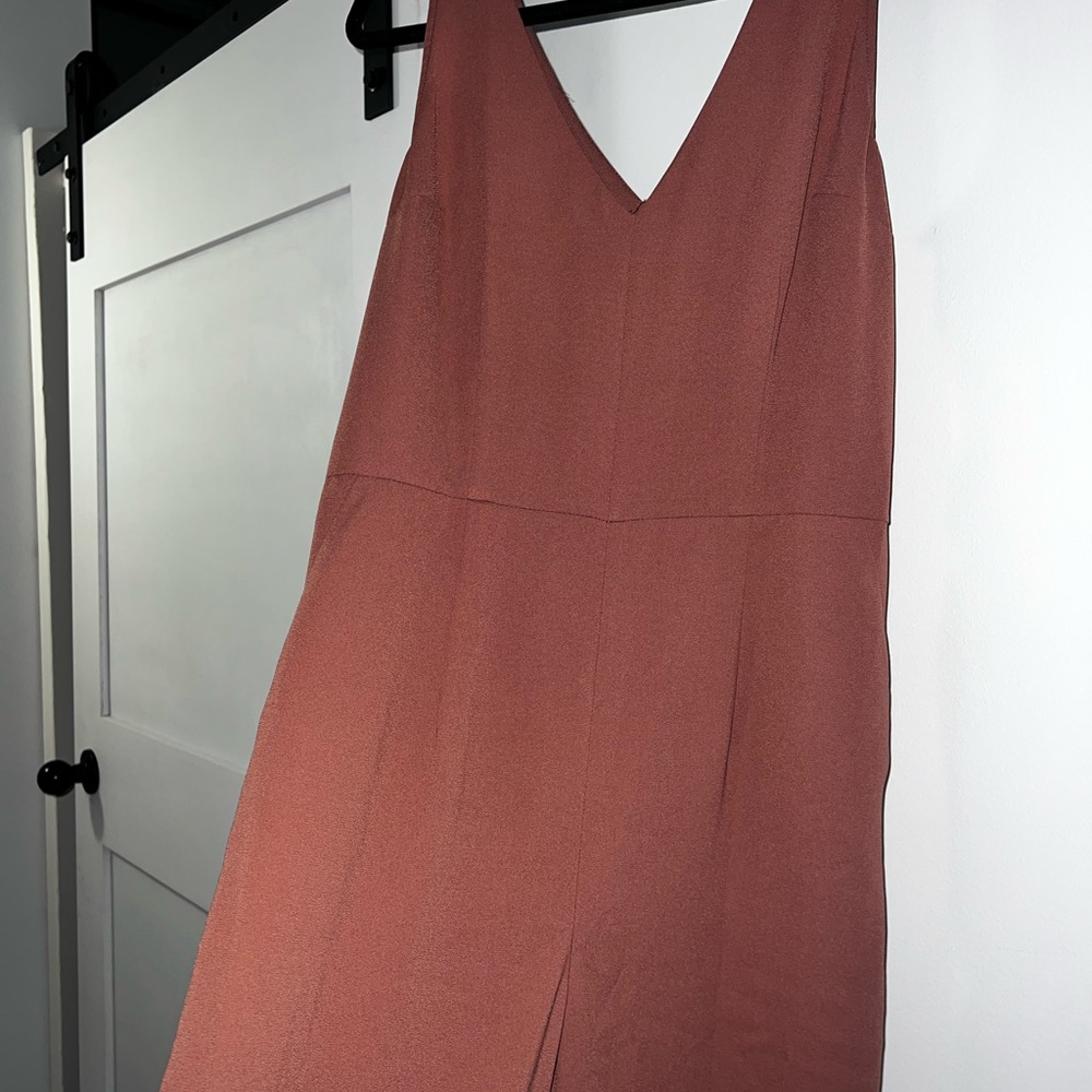 burnt orange jumpsuit from target. worn once